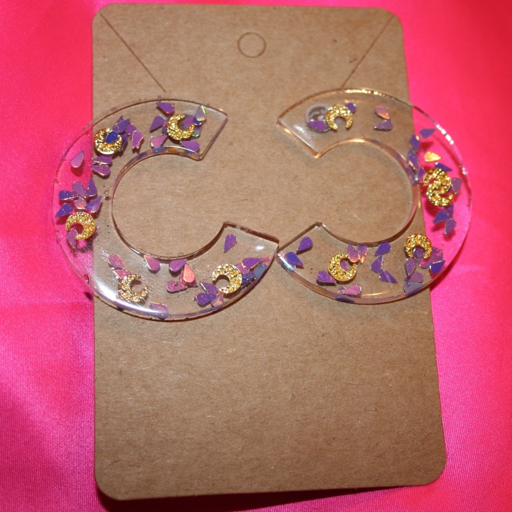 Moon earrings